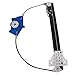 AutoandArt Brock Replacement Rear Passengers Power Window Lift Regulator Compatible with 02-08 A4 RS4 S4 Sedan Wagon Gen 2 Gen 3 8E0 839 462 C