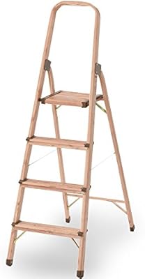Amazon ぼん家具 木目調 脚立 アルミ製 折りたたみ 軽量 踏み台