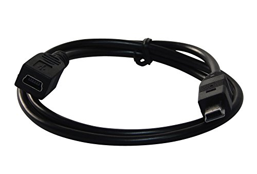 YCS Basics 2 Foot USB Mini Male to Mini Female 5 Pin / 5 Wire Extension Cable