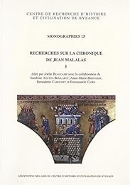 Recherches sur la Chronique de Jean Malalas