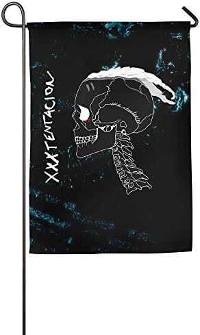 XXXTentacion Skull Garden Flag Home With One Side(12¡±W X 18"H 18¡±W X27¡±H)