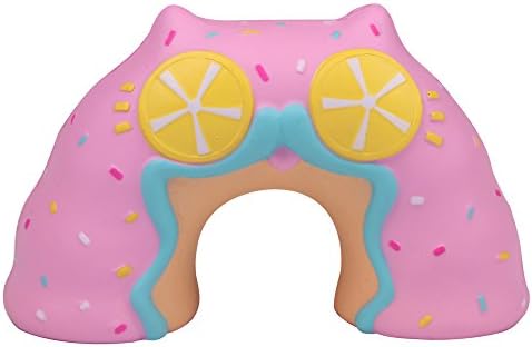 LaooDa 6'' Jumbo Kawaii Squishies Half Doughnut Dounts Lemon Fruit Toy Foods Soft Bread Slow Rising Decompression Scented Squeeze Kid Favors Fun Gift Toy