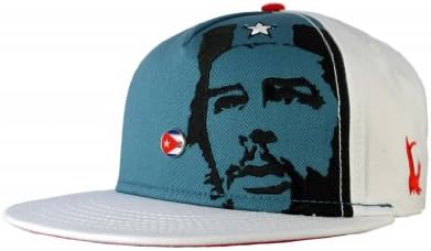 Rocket448 Men's Cuba Che Snapback Adjustable White