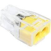 REDGOOSE 100PCS Push-in Wire Connector 20-12AWG Wire Nuts Splice Terminal - 2Port