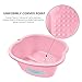 Ownest. Foot Bath Spa,Water Spa and Foot Massage, Sturdy Plastic Foot Basin for Soaking Foot,Toe Nails, and Ankles,Pedicure,Portable Foot Tub-Pinkthumb 3