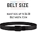 DRAGON NINJA Nylon Web Belt with Premium Tactical Canvas Military Waterproof Webbing