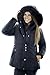 Sportoli Women's Fashion Winter Puffer Coat with Plush Lined Detachable Hood