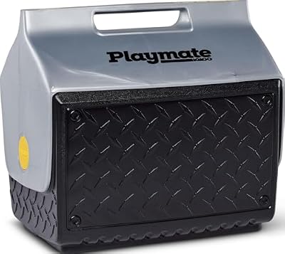 Playmate The Boss, Frigorifero all’Aperto, Nero e Argento, 13.2 L