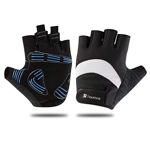 Cycling Gloves Half Finger Men Women Bike Bicycle Gloves Shock-Absorbing Gel Pad Anti-Slip Breathable Mountain Road Riding Gloves - Thumbnail 6