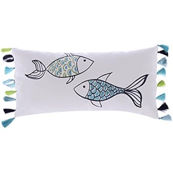 levtex larkin screen print fish pillo levtex larkin screen print fish pillo