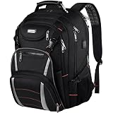 BRINCH 17.3 Inch Laptop Backpack - Water Resistant Travel Backpack For Men & Women - View #7