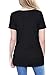 NICIAS Womens Short Sleeve Casual Crew Neck Loose Tunic Tops Blouse T-Shirt with Buttons