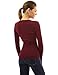 PattyBoutik Women's Scoop Neck Button Studs Sweater