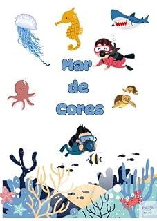 Livro Mar de Cores: Livro de colorir