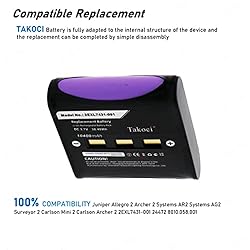 TAKOCI Replacement Battery for Juniper Allegro 2