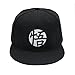 Blissun Anime Dragon ball Snapback Cap, Adjustable Canvas Baseball Hat (black)