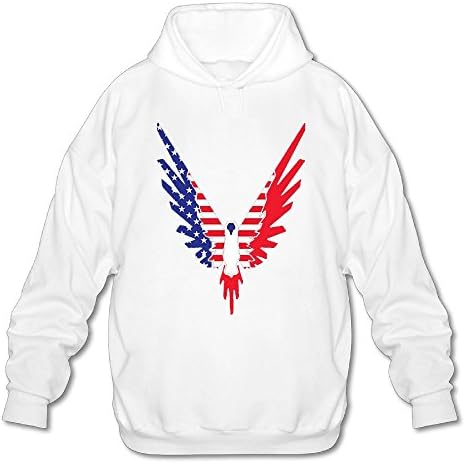 Men's Logan Paul Logang Logo American Flag Adult Hooded Sweatshirt