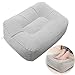 EASETRIP Inflatable Travel Foot Rest for Airplane, Home, and Office - Therapeutic Footrest Cushion for Long Travels