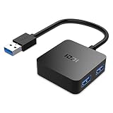 USB 3.0 Hub, ICZI USB Hub with 4 USB 3.0 Ports for Oculus Rift S, MacBook Air, Mac Mini, iMac Pro, Microsoft Surface, Ultrabooks and Other Laptops