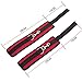 Bed Restraints Kit Under Bed Bondage Eye Mask Blindfolds Soft Wrist and Ankle Handcuffs with Restraint Straps Rope for Couples Sex（Black+Red）