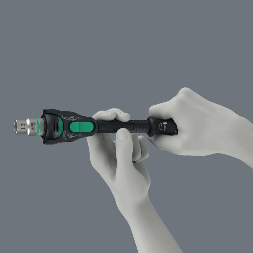 Wera Knarre Zyklop Speed-Knarre 8000 C Black Edition, 1/2" 4