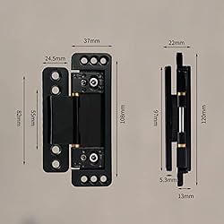 MENGSHI Ultra-Thin Hidden Door Hinges Invisible