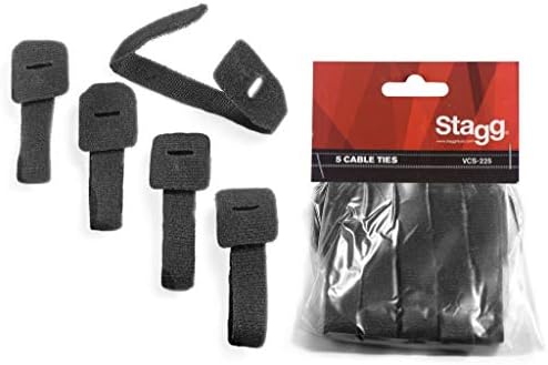 Stagg VCS-225 5 x tiras de velcro - Ancho 25 mm: Amazon.es ...