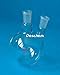 Deschem 1000ml,2-Neck,24/40,Round Bottom Flask,1L,Double Necks,Laboratory Boiling Bottle