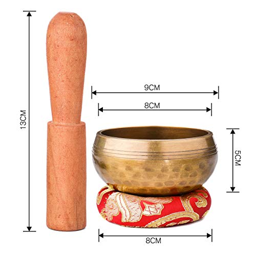 Singing-Bowl-NASUM-Tibetan-Singing-Bowl-Set-Hand-Hammered-Meditation-Music-Bowlfor-Mindfulness-Meditation-Relaxation-Stress-Anxiety-Relief-Chakra-Healing-Yoga-ZenPerfect-Spiritual-Gift-9cm