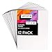 Artistik Canvas Panels - Artist Canvas Panel Boards for Painting Quality Acid Free Blank Flat Canvases Paint Boards Quality Art Paint Supply (12 x 16-12 Pack)