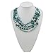 Bocar Multi Layer 5 Strand Statement Collar Beaded Necklace for Women Gift(NK-10376)
