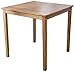 SilkWood Studio Belfast Counter Height Square Table (Oak)