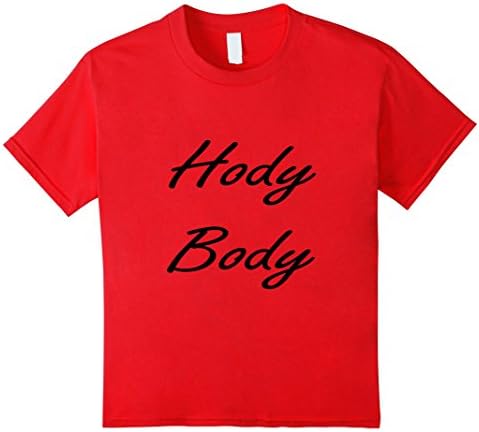 Kids Hody Body T-Shirt 8 Red