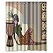ZHANZZK African Woman Waterproof Bathroom Shower Curtain 60x72 Inches