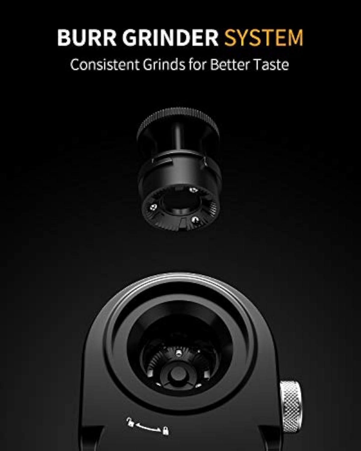 SHARDOR Burr Grinder Mill Electric 