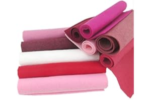 OVER THE RIVER FELT 10-9X12 inch Roses are Red Collection Merino Wool Blend Felt OTR Felt Made in USA