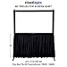 Visual Apex Projector Screen with Stand Black Screen Skirt Drape Kit (EL) 60