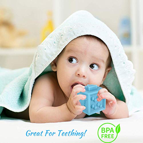 LP Design Stack'em Squeeze Blocks for Babies Montessori Toys for