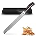 Boxtree Bread Knife Japanese High Carbon Alloy Steel, Cook Bread Knife 8 Inch Serrated, Sharp Kitchen Knife with Pakkawood Handle
