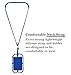 Universal Lanyard Cell Phone Neck strap Case Cover Holder Wrist Strap With ID Card Slot For iPhone 6 6S 7 Plus Galaxy S7 S7 Edge Note 3 4 5 and Other Mobile Phones (Blue)