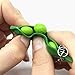 WFFO Slow Rising Squishy Toy, Squeeze Bean Stress Relief Fidget Bean Squishies Toys Keychain Improve Focus Toy (Green)