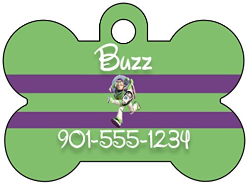 Toy Story Buzz Lightyear Dog Tag Pet Tag Id Personalized w/ Name & Number