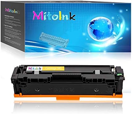 MitoInk Cartridge 045/045H Toner Compatible for Canon Canon i-SENSYS/ImageCLASS MF611 MF612 MF613 MF631Cn MF632Cdw MF633Cdw MF634Cdw MF635Cx Printer Toner Cartridge,Yellow Toner Cartridge