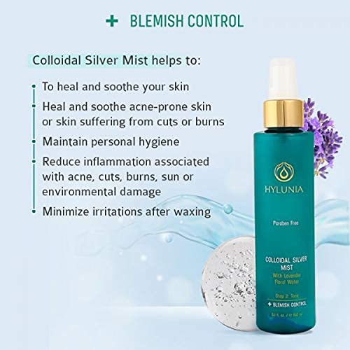 Hylunia Colloidal Silver Mist 5.1 fl oz Colloidal Silver and