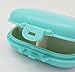 Meta-U Deep 4 Compartments Plastic Pills/Vitamins Organizer Box (Blue)