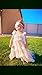 CVERRE lace Flower Rustic Burlap Girl Baby Country Wedding Flower Dress Champagne (CH, M)