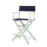 Casual Home 24" Director's Chair White Frame with