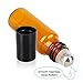 Fiery Youth Amber Glass Roller Bottles with Stainless Steel Roller Balls,Useful for Aromatherapy Perfumes and Lip Balms, 6 Bottle Set,5ml，Essential Oils Glass Roll on Bottle
