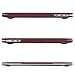 MOSISO Compatible with MacBook Pro 13 Case 2019 2018 2017 2016 Release A2159 A1989 A1706 A1708, Plastic Corner Protective Hard Shell Case & Keyboard Cover Skin & Screen Protector, Marsala Red