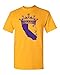 King of Los Angeles, California Beard Mens T-Shirt (Large, Gold)